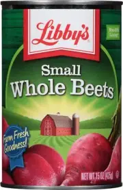 Libby's Small Whole Beets, 15 Ounce (Pack of 12) 15 Ounce (Pack of 12)
