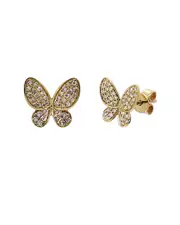 Sabrina Designs 14K 0.18 ct. tw. Diamond Butterfly Studs