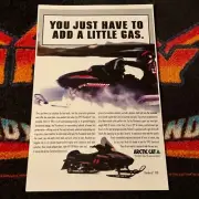 ‘93 ARCTIC CAT THUNDERCAT 900 Snowmobile Poster vintage sled ((Add Gas))