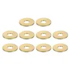 10Pcs Brass Flat Washer, M8x24x1.5mm Brass Washer Assortment for Screws Bolts