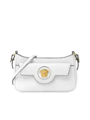 Versace Top Zip Chainlink Strap Clutch