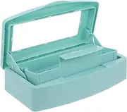 ARTSEWPLY Manicure Tools Box Multipurpose Nail Tool Cleaning Case with Removable Tray Lightweight Sterilizer Organizer for Nail Clippers Tweezers and Drill Bits Easy to Clean and Portable