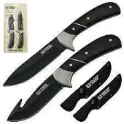 Old Timer Hunting Knife 2 Piece Pack with Sheaths