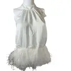 Ramy Brook Womens Danni Blouse Med NWT