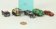 A Lot Of 5 Micro Machines Small Scale Cars Galoob & Others Lot # 51