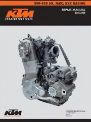 KTM Repair Shop Manual 2000-2003 250-525 SX, MXC, EXC Racing PDF 26.3MB