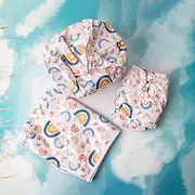 Monarch Dual Closure Reusable Cloth Nappy with Pod Set, Brighter Days