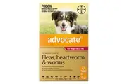 Advocate for Dogs For Large Dogs 10 To 25Kg (Red) 12 Pipettes