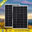 12V 500W Solar Panel 2x250 Watt Mono Home Off-Grid Caravan Boat Charger Battery