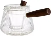 Ciieeo 1pc Capacity Glass Teapot with Infuser Elegant Household Tea Kettle for Home Office Sturdy Design Present for Tea Lovers