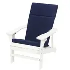 Adirondack Chair High Density Foam Cushions,High Back Outdoor Rocking Chair C...