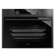 ASKO 45cm Built-In Combination Steam Oven - Black Steel