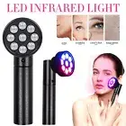 Portable Infrared Red/Blue LED Therapy Lamp For Acne Wrinkles Relieve Pain