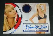 2012 Benchwarmer RACHEL BERNSTEIN Vegas Baby BLUE Foil Autograph/7 DATE NIGHT