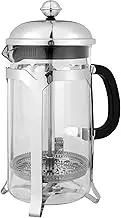Avanti Domo Café Press Coffee Plunger, 1 Litre / 8 Cup, Stainless Steel