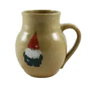 Gnome Coffee Mug Voice of Clay Handmade Pottery 20 oz