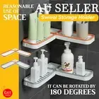 Bath Storage Holder Rack Organizer Punch-free Bathroom Shower Caddy Shelf Corner