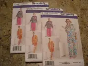 SIMPLICITY #2280 - LADIES CUTE SUMMER or WINTER PAJAMAS PATTERN XXS-XLG FF