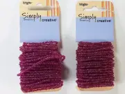 Lot Seed Bead Wire for Jewelry Making and Crafts Pink