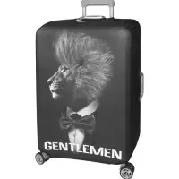 在飛比找momo購物網優惠-新款拉鍊式行李箱防塵保護套 行李箱套(紳士型男25-28吋)