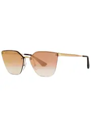 Prada - Mirror Sunglasses Pink, Rose, Gold-tone, Mirrored Designer-stamped Pink Lenses, Tortoiseshell Acetate Tips, 100% UV Protection One Size