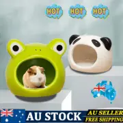 Ceramic Hamster House Adorable And Refreshing Multiple Color Choices Perfect VP