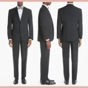 NWT $2395 Canali [ 58 EU / 46 US ] Classic Fit Wool Tuxedo Suit Pants Black J951