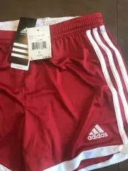 Adidas Shorts Youth's Large Red With white stripe Climacool New Large-12 Pair!