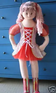 NEW Girls Ballet Sequins tutu Dance Costume - Red M