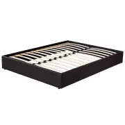 PU Leather Double Bed Ensemble Frame