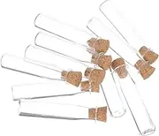 CORHAD 12pcs Tiny Glass Bottles with Cork Stoppers Multipurpose Miniature Wishing Jars for DIY Projects Souvenir Storage and Crafts Charming Empty Bottles for and Decorations