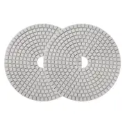 2pcs 5 Inch 800 Grits Diamond Polishing Pad Wet/Dry for Stone Concrete Marble