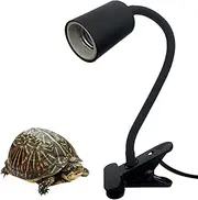 Reptile Heat Lamp | Basking Light Heat Lamp Bulbs with 360° Rotatable Hose - UVA Reptile Heating Lamp, Turtle Reptile Heating Bulb with Clip and Dimmable for Reptiles Turtle Snake Zankie