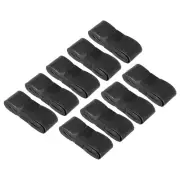 9 Pack Tennis Racket Grip Tape PU 43.3" Stretchy Non-Slip Absorb Sweat Black