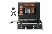 VEVOR Sewer Camera Pipe Inspection Camera w/ 512hz Sonde 9in 720p Screen 164 ft