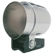 Autometer Mounting Cup - Chrome Suits Mechanical & Elect Gauges - 2 1/16 Inch, AU2203