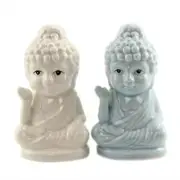 Buddha Ceramic Salt and Pepper Shaker Set