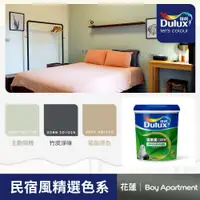 在飛比找PChome24h購物優惠-【Dulux得利塗料】A991 竹炭健康居除甲醛乳膠漆 民宿