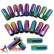 20pcs Neo Chrome 60MM M12X1.25 Wheel Lug Nuts For Nissan Infiniti Suzuki Subaru (for: Suzuki)