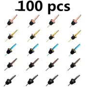 100pcs Wine Bottle Pourer Stopper Stainless Steel Wine Liquor Spirit Pourer