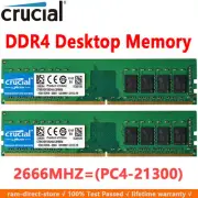 Crucial DDR4 8GB 2X4GB 2666 Mhz PC4-21300 288pins Desktop Memory Dimm Ram