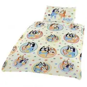 Bluey Frame Duvet Cover Set Cream/Multicoloured Junior