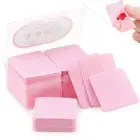 Lint Free Nail Wipes Eyelash Extension Glue Wipes Lash Glue Cleaning Cotton Pads
