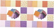 COHEALI 100pcs Printed Cotton Fabric Squares for Sewing Patchwork Quilting Crafts Versatile Cotton Quilting Fabric Random Floral Designs for Arts Crafts Projects