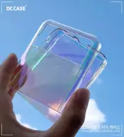 [ Samsung Galaxy Z Flip 3 Case ] Clear Rainbow Aurora Hard Thin Slim Fit