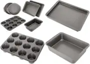 AmazonBasics 6-Piece Nonstick Oven Bakeware Baking Set