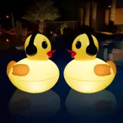 Floating Pool Lighting Solar, 41 Cm Waterproof Duck Pool Lights, LED Garden L...