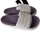 Adidas Adilette Platform Slides - Silver Dawn / Metalic / Shadow Violet (IF3421)