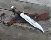 Bowie, Knife Battle Ready, Handmade High Carbon Steel 18 Inches With Sheath