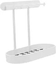 NOLITOY Jewelry Organizer Stand Minimalist White Design for Necklaces Earrings Bracelets Rings Hanger for Easy Access Vanity Closet Bathroom Space Saving Display